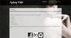 Desktop Screenshot of misscarissawhite.com